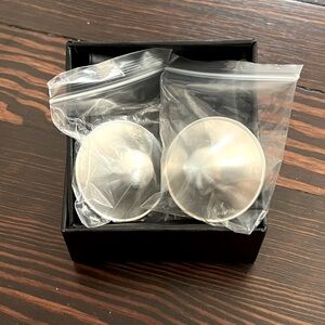 Silver Nursing Cups NWOT